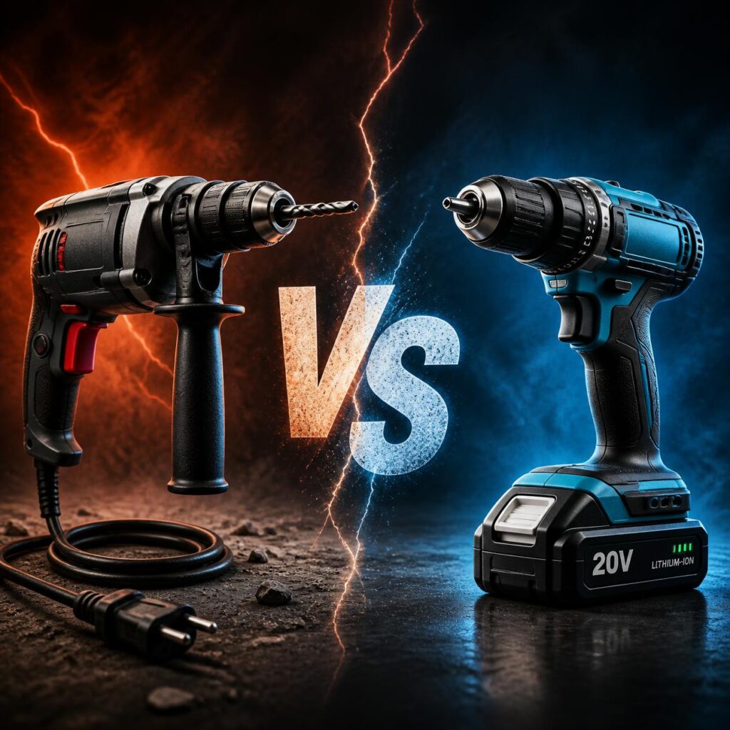 Corded vs. Cordless power tools